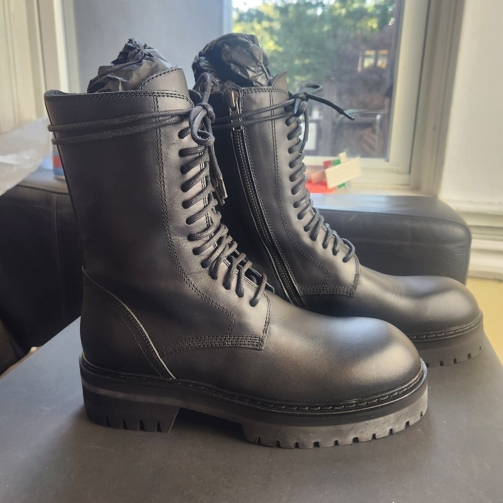 Ann Demeulemeester Alex Lace Up boots size 38 BNWT - Picture 7 of 12